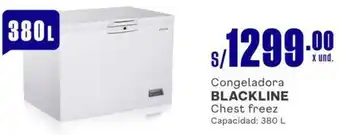 Makro Congeladora BLACKLINE Chest freez 380L oferta