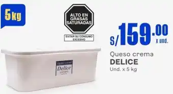 Makro Queso crema DELICE Und. x 5kg oferta