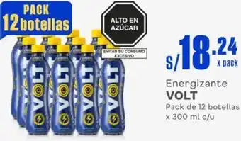 Makro Energizante VOLT Pack de 12 botellas x 300ml oferta