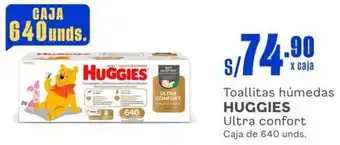 Makro Toallitas húmedas HUGGIES Ultra confort Caja de 640 unds. oferta