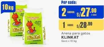 Makro Arena para gatos KLINKAT 2 Sacos x 10kg oferta