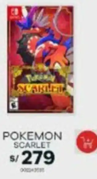 Estilos POKEMON SCARLET oferta