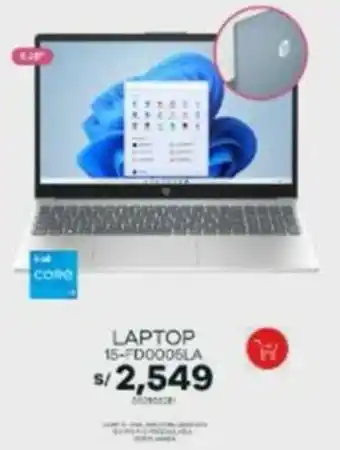 Estilos LAPTOP 15-FD0005LA oferta