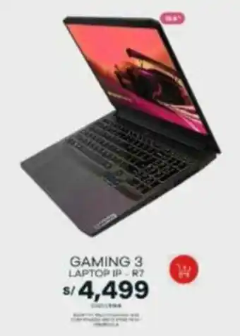 Estilos GAMING 3 LAPTOP IP-R7 oferta