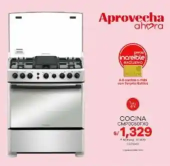 Estilos Mabe COCINA CMP3C50FX0 oferta