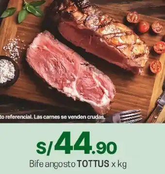 Tottus Bife angosto TOTTUS x kg oferta