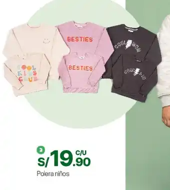 Tottus Polera niños oferta