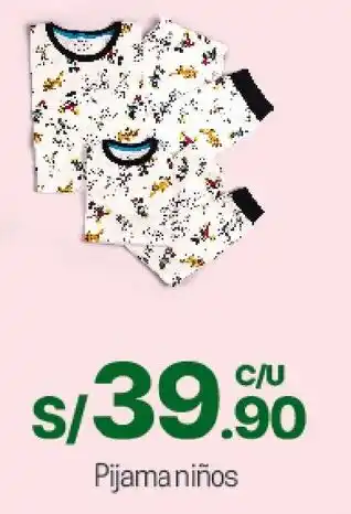 Tottus Pijama niños oferta