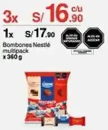 Metro Bombones Nestlé multipack 3 x 360g oferta