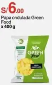 Metro Papa ondulada Green Food x 400g oferta