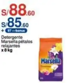 Metro Detergente Marsella pétalos relajantes x 8kg oferta