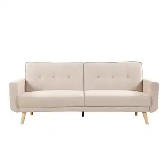 Tiendas EFE Sofá cama pazart muebles futón maurice beige claro oferta