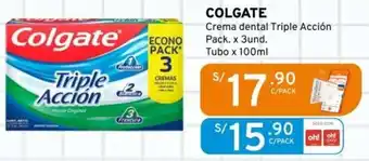 Mifarma COLGATE Crema dental Triple Acción Pack. x 3und. oferta