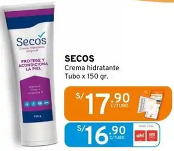 Mifarma SECOS Crema hidratante Tubo x 150gr oferta