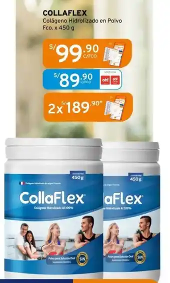 Mifarma COLLAFLEX Colágeno Hidrolizado en Polvo Fco. x 450g oferta