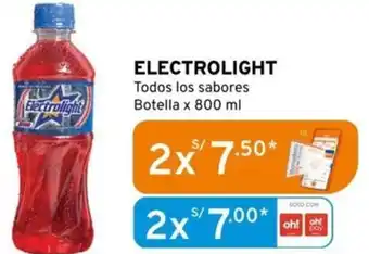 Mifarma ELECTROLIGHT Todos los sabores Botella x 800ml oferta