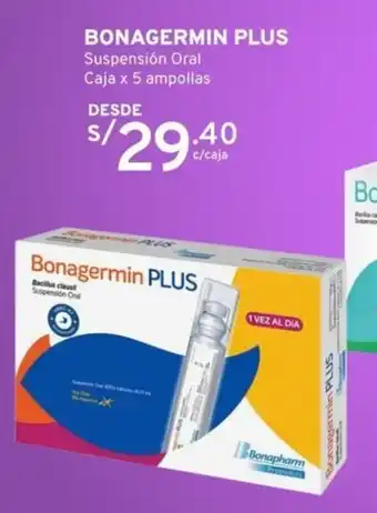 Mifarma Bonagermin PLUS Suspensión Oral Caja x 5 ampollas oferta