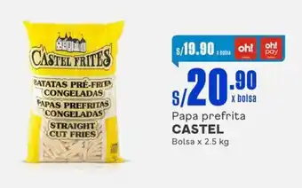 Makro Papa prefrita CASTEL FRITES Bolsa x 2.5 kg oferta