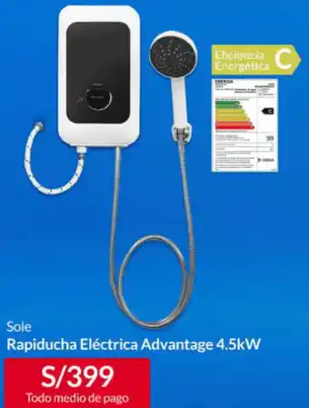 Sodimac Sole Rapiducha Eléctrica Advantage 4.5kW oferta