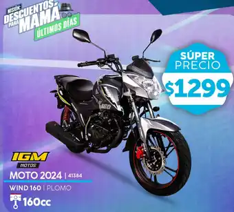 Marcimex IGM MOTOS WIND 160 PLOMO 160cc oferta