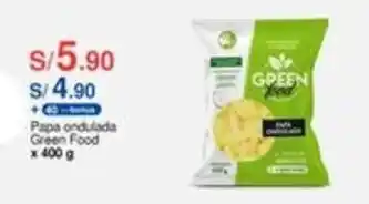 Metro Papa ondulada Green Food x 400 g oferta