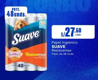 Makro Papel higiénico SUAVE Resistemax Pqte. de 48 unds. oferta