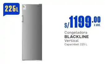 Makro Congeladora BLACKLINE Vertical Capacidad: 225 L oferta