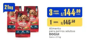 Makro Alimento para perros adultos DOGUI Saco x 21 kg oferta