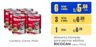 Makro Alimento húmedo para perros adultos RICOCAN Lata x 330 g oferta