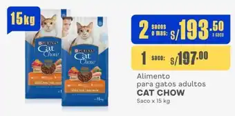 Makro Alimento para gatos adultos CAT CHOW Saco x 15 kg oferta