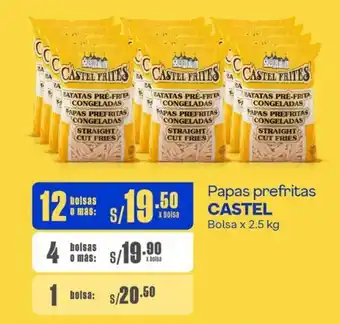 Makro Papas prefritas CASTEL Bolsa x 2.5 kg oferta