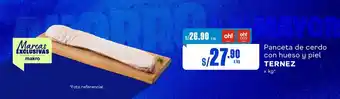 Makro Panceta de cerdo con hueso y piel TERNEZ x kg oferta