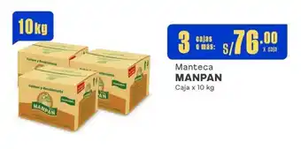 Makro Manteca MANPAN Caja x 10 kg oferta