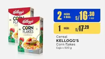 Makro Cereal KELLOGG'S Corn flakes Caja x 500 g oferta