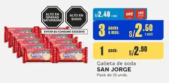 Makro Galleta de soda SAN JORGE Pack de 10 unds. oferta