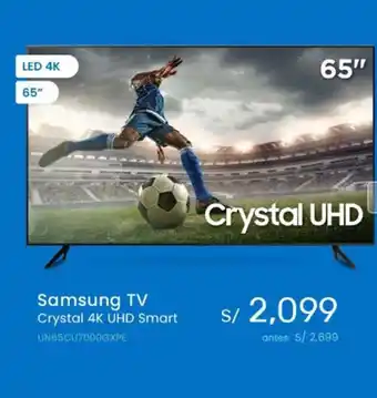 Tiendas EFE Samsung TV Crystal 4K UHD Smart oferta