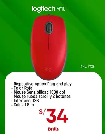 Grupo Hardtech logitech M110 oferta