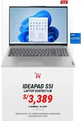Estilos IDEAPAD S51 LAPTOP 82XF0071LM oferta