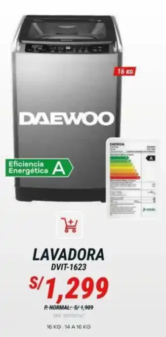 Estilos DAEWOO LAVADORA DVIT-1623 oferta