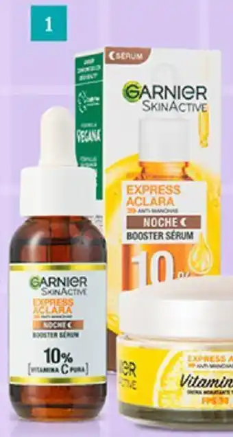 Plaza Vea Sérum GARNIER Express aclara noche fr x 30ml oferta