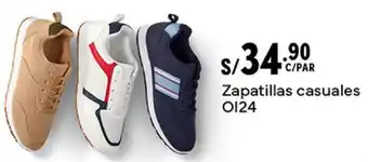 Plaza Vea Zapatillas casuales O124 oferta