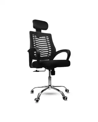 Tiendas EFE Silla de oficina atp ergodinámica con cabecera de polipropileno con mesh negro oferta