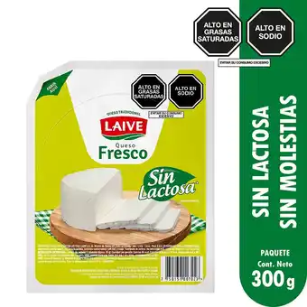 Tottus Queso fresco sin lactosa laive porcion oferta