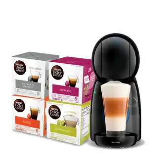 Tottus Cafetera manual piccolo negra + 4 capsulas dolce gusto oferta