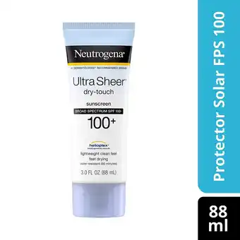Tottus Bloqueador solar face spf 100 oferta