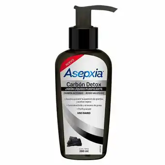 Tottus Jabón líquido carbón detox 200 ml oferta