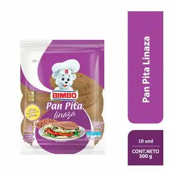 Tottus Pan pita linaza oferta