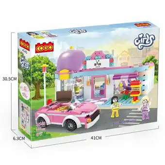 Tottus Set de bloques casa y carro 358 pzs oferta