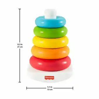 Tottus Fisher price pila de aritos eco oferta