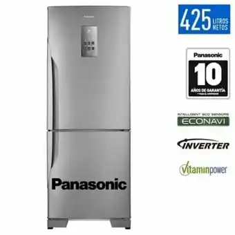 Tottus Refrigeradora btm 425 lt inox - nr-bb53pv3xd oferta